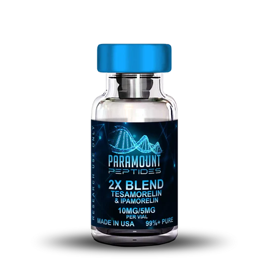 2X Blend Tesamorelin (10mg) / Ipamorelin (5mg)